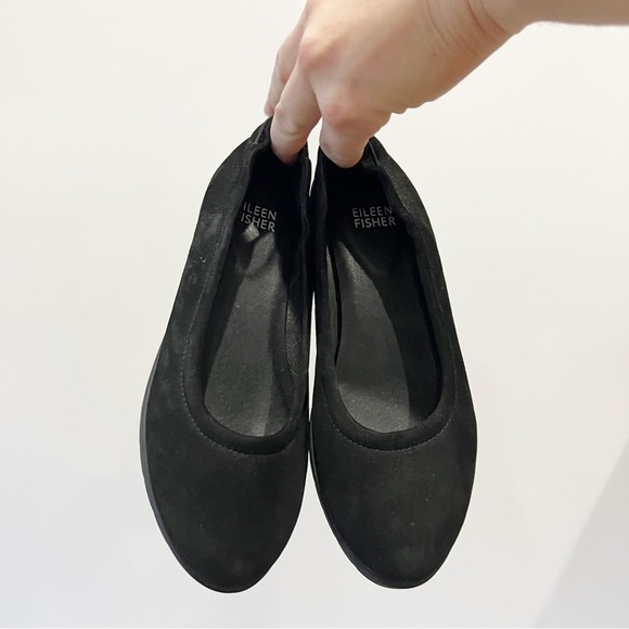 Eileen Fisher Humor Platform Slip On Flats - Picture 1 of 11